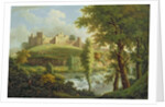 Ludlow Castle with Dinham Weir by Samuel Scott