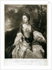 Lady Caroline Russell, engraved by James McArdell by Joshua (after) Reynolds