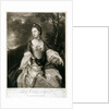 Lady Caroline Russell, engraved by James McArdell by Joshua (after) Reynolds