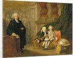 Prince George and Prince Edward Augustus Sons of Frederick Prince of Wales, with their tutor Dr Francis Ayscough, c.1748-49 by Richard Wilson