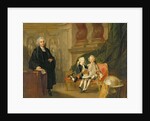 Prince George and Prince Edward Augustus Sons of Frederick Prince of Wales, with their tutor Dr Francis Ayscough, c.1748-49 by Richard Wilson