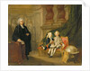 Prince George and Prince Edward Augustus Sons of Frederick Prince of Wales, with their tutor Dr Francis Ayscough, c.1748-49 by Richard Wilson