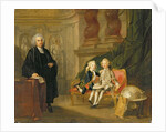Prince George and Prince Edward Augustus Sons of Frederick Prince of Wales, with their tutor Dr Francis Ayscough, c.1748-49 by Richard Wilson