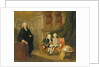 Prince George and Prince Edward Augustus Sons of Frederick Prince of Wales, with their tutor Dr Francis Ayscough, c.1748-49 by Richard Wilson