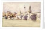 London Bridge, 1831 by David Cox
