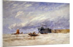 On the Medway, c.1845-50 by David Cox