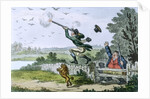 Cockney Sportsmen: Shooting Flying by Isaac Cruikshank