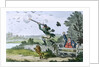 Cockney Sportsmen: Shooting Flying by Isaac Cruikshank