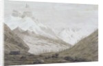 Between Chamonix and Martigny, 1776 by John Robert Cozens