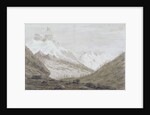 Between Chamonix and Martigny, 1776 by John Robert Cozens
