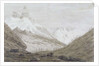 Between Chamonix and Martigny, 1776 by John Robert Cozens