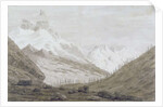 Between Chamonix and Martigny, 1776 by John Robert Cozens
