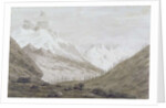 Between Chamonix and Martigny, 1776 by John Robert Cozens