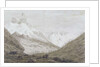 Between Chamonix and Martigny, 1776 by John Robert Cozens
