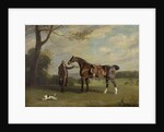The Earl of Shrewsbury's Groom Holding a Hunter, c.1800 by Henry Bernard Chalon