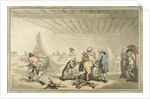 Dr Graham's Cold Earth and Warm Mud Bathing Establishment at 26 Fleet Street, London by Thomas Rowlandson