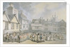 A Review in a Market Place, c.1790 by Thomas Rowlandson