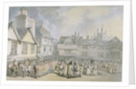 A Review in a Market Place, c.1790 by Thomas Rowlandson