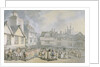 A Review in a Market Place, c.1790 by Thomas Rowlandson