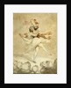Female Dancer with a Tambourine, 1790-95 by Thomas Rowlandson