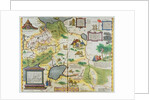 Map of the Russian Empire, 1588 by Abraham Ortelius