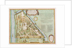 Map showing the Kremlin, Moscow, 1662 by Joan Blaeu