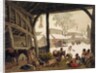 A Village Snow Scene, 1819 by Robert Hills