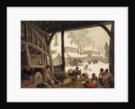 A Village Snow Scene, 1819 by Robert Hills