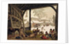 A Village Snow Scene, 1819 by Robert Hills