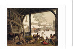A Village Snow Scene, 1819 by Robert Hills