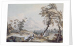 Italianate Landscape with Travellers, no.1 by Paul Sandby