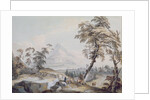 Italianate Landscape with Travellers, no.1 by Paul Sandby
