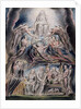 Illustrations of the Book of Job, pl.3: Satan before the throne of God, after William Blake by John Linnell