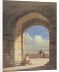 An Arch at Holy Island, Northumberland, 1809 by John Varley