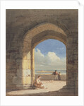 An Arch at Holy Island, Northumberland, 1809 by John Varley
