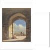 An Arch at Holy Island, Northumberland, 1809 by John Varley