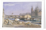 The Pont au Change and the Conciergerie, Paris, 1837 by Richard Redgrave