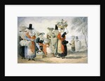 Welsh Fisherwomen by English School