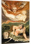 our naked men emerging from their element by William Blake