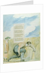 Elegy written in a Country Church-yard, design 109 from 'The Poems of Thomas Gray', 1797-98 by William Blake