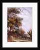 Landscape with Trees and Figures by Thomas Churchyard