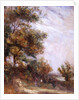 Landscape with Trees and Figures by Thomas Churchyard
