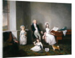 John Richard Comyns of Hylands Essex, with his daughters, 1775 by John Greenwood
