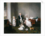 John Richard Comyns of Hylands Essex, with his daughters, 1775 by John Greenwood