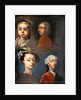 Study of Heads by William Hogarth