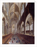 The Interior of Westminster Abbey, c.1714 by English School