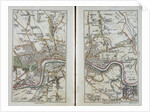 Map of East London, plates 20-21 by John Cary