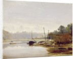 Boat Building near Dinan, Brittany, c.1838 by Francis Danby