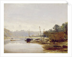 Boat Building near Dinan, Brittany, c.1838 by Francis Danby