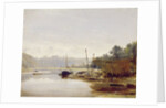 Boat Building near Dinan, Brittany, c.1838 by Francis Danby